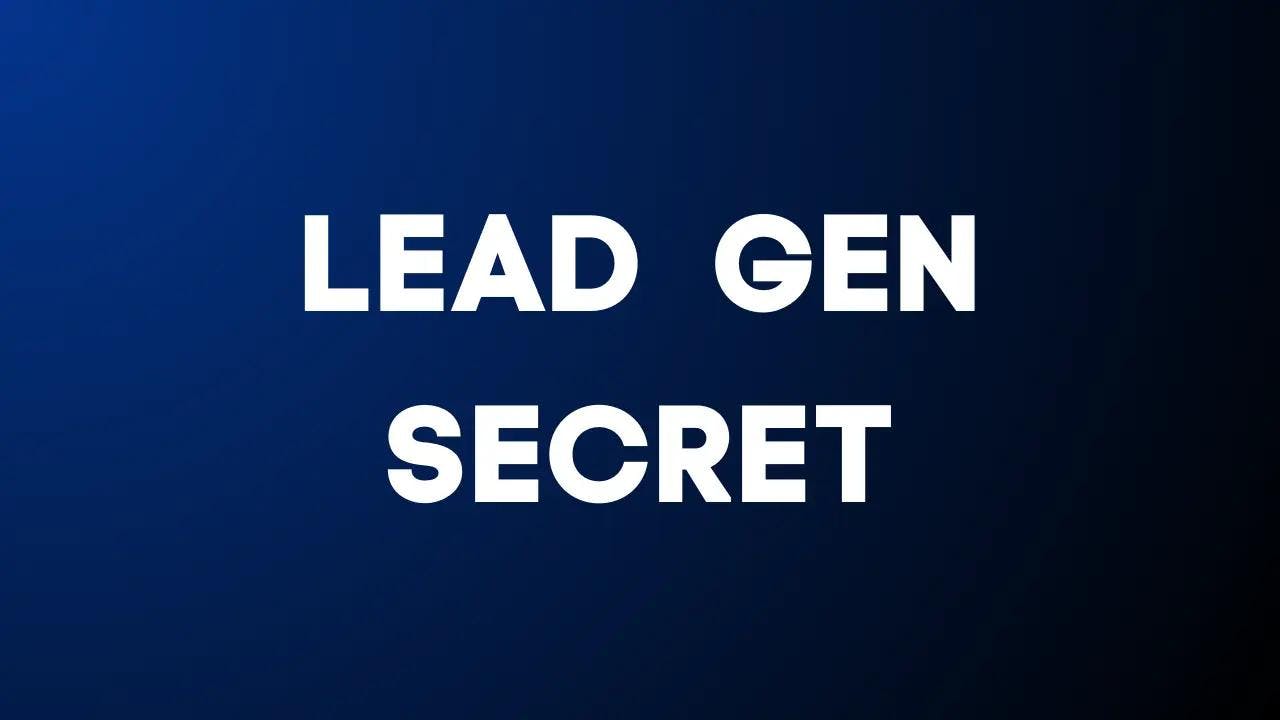 My Lead Gen Secret Review